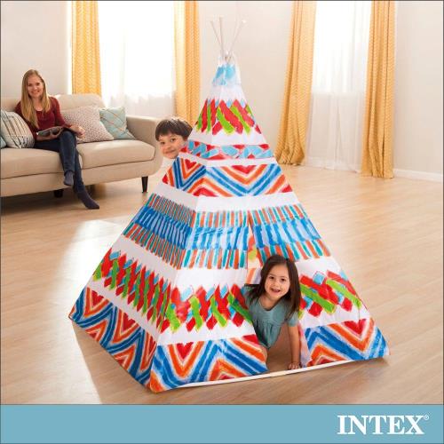 【INTEX】兒童印地安錐形遊戲帳篷(48629)