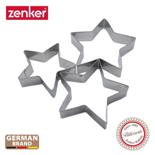 任-德國Zenker 3入星型餅乾模