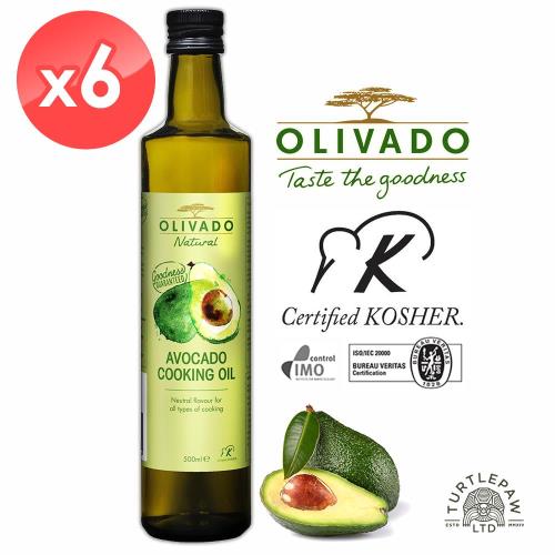 【Olivado】紐西蘭原裝進口酪梨油6瓶組(500毫升*6瓶)