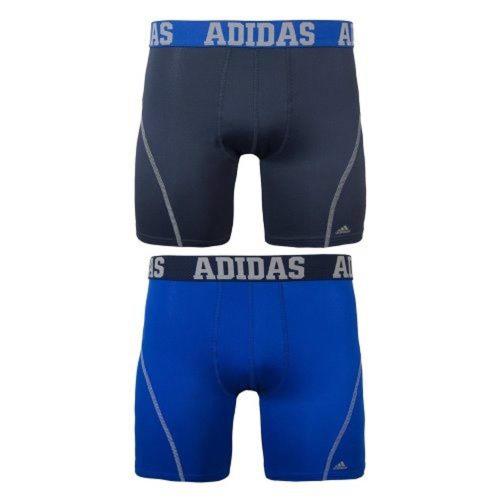 Adidas 男時尚Climacool瑪瑙黑藍色四角修飾內著混搭2件組(預購)