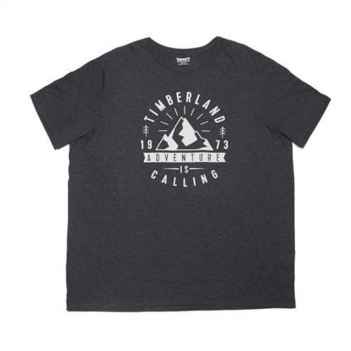 Timberland男女款黑色短袖MountainGraphicT恤A1LTM001