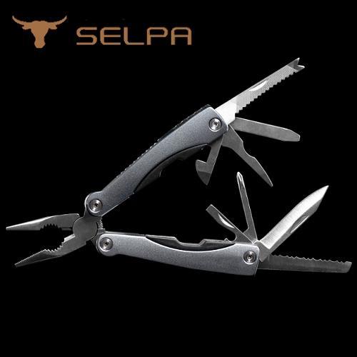 韓國SELPA 11合一多功能萬用工具組/鉗子/一字起子/開瓶器/錐子/指甲刀/瑞士刀(五色任選)