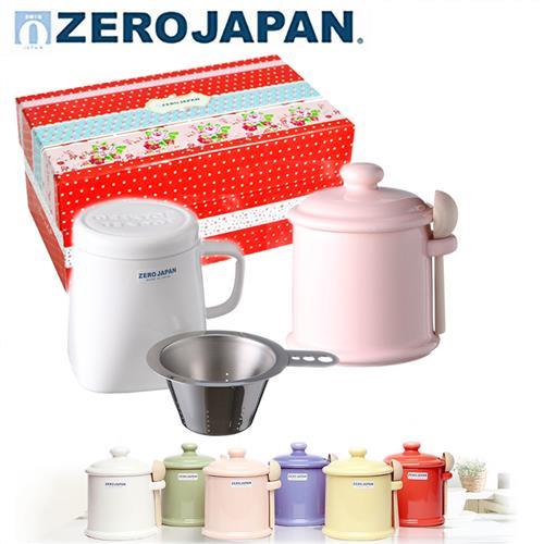 ZERO JAPAN 陶瓷儲物罐泡茶馬克杯超值禮盒組