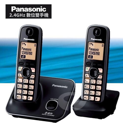 Panasonic 松下國際牌2.4GHz數位無線電話 KX-TG3712 (經典黑)