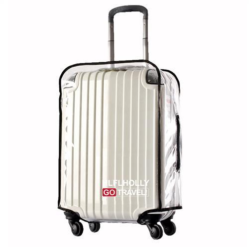 PUSH! 旅遊用品 ABS.PVC全透明行李箱拉杆箱專用防水保護套 防塵套 箱套 拖運套30吋S39-7
