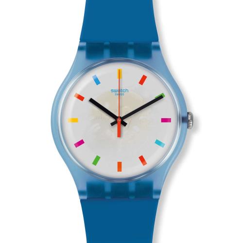 Swatch  彩色生活半透明石英腕錶   SUON125