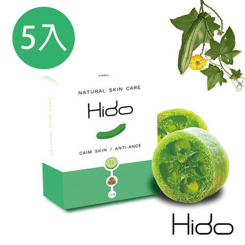 【HIDO】絲瓜絡潔膚皂5入組(100g/入)