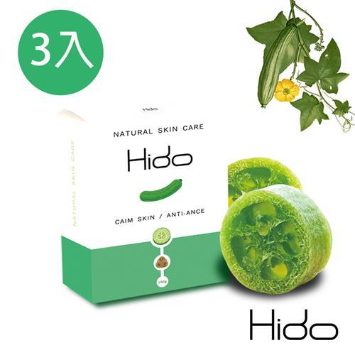 【HIDO】絲瓜絡潔膚皂-3入組(100g/入)
