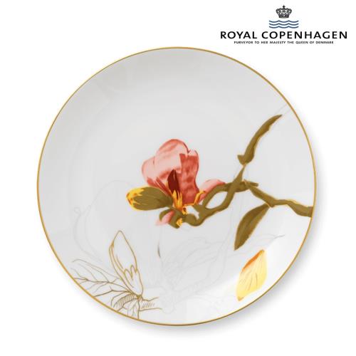 Royal Copenhagen 皇家哥本哈根 芙蘿拉花神骨瓷盤22cm-木蘭花