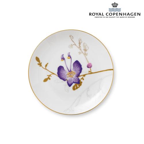 ROYAL COPENHAGEN芙蘿拉花神骨瓷盤22cm-三色堇