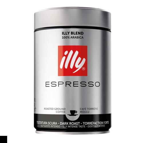 illy意利 重烘焙espresso阿拉比卡咖啡粉250g