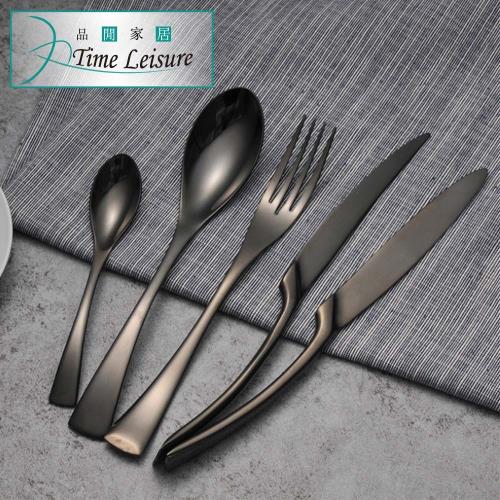 Time Leisure 歐風西餐刀湯匙刀叉4件組不鏽鋼餐具