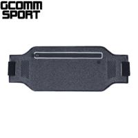 GCOMM SPORT 萊卡輕薄貼身防汗水音樂腰包 運動黑
