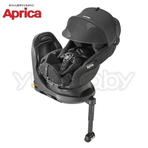 Aprica 愛普力卡 Fladea grow ISOFIX Premium 平躺型臥床椅/安全座椅/旋轉汽座 -黑山