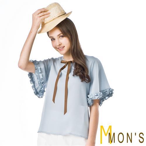 MONS法式浪漫優雅修身造型上衣