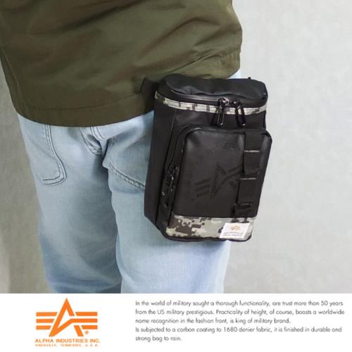【ALPHA】日本品牌 2Way手機包 腰掛包 B6斜背包 防水材質+防水拉鍊22609119