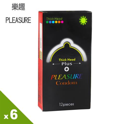 Pleasure．加厚裝保險套（12入X6盒）