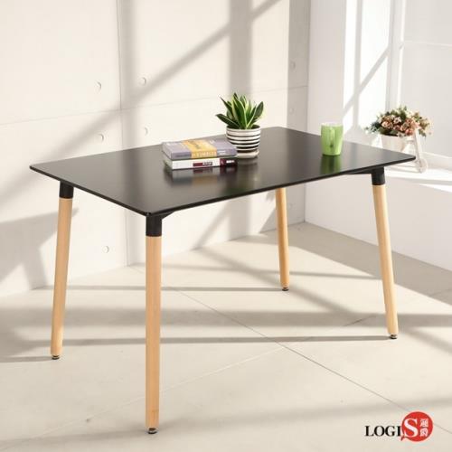 LOGIS邏爵 自然簡約北歐寬80cm餐桌 長桌 工作桌 書桌 休閒桌 T12080B