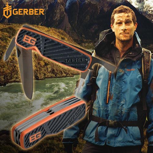 Gerber貝爾求生系列多功能口袋型開瓶器 /螺絲刀/折疊刀31-001050
