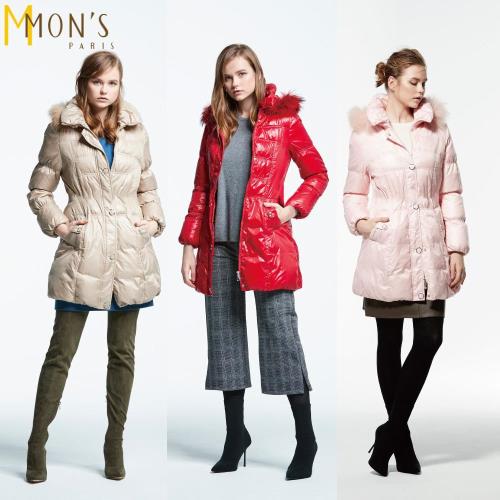 MONS北歐芬蘭國際櫃皮草羽絨大衣(3色可選)