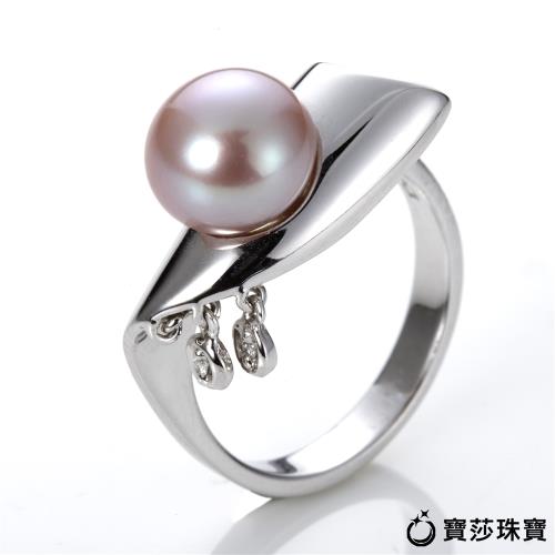 BaoSha【寳莎珠寶】DD 時尚綴18k珍珠戒指