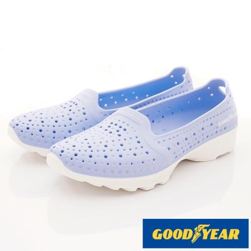 GOODYEAR-透氣洞洞機能鞋-EI2826粉藍(女段)