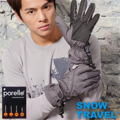 【SNOW TRAVEL】AR-52(灰)英國特級PORELLE-100%防水保暖透氣薄手套