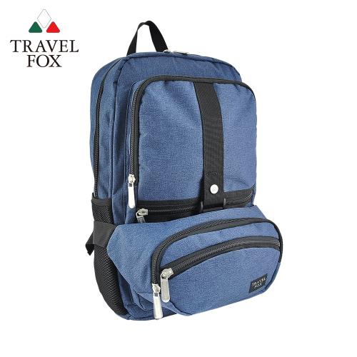 【TRAVEL FOX 旅狐】可拆式雙袋一體後背包/單肩包  (TB705-77) 藍色