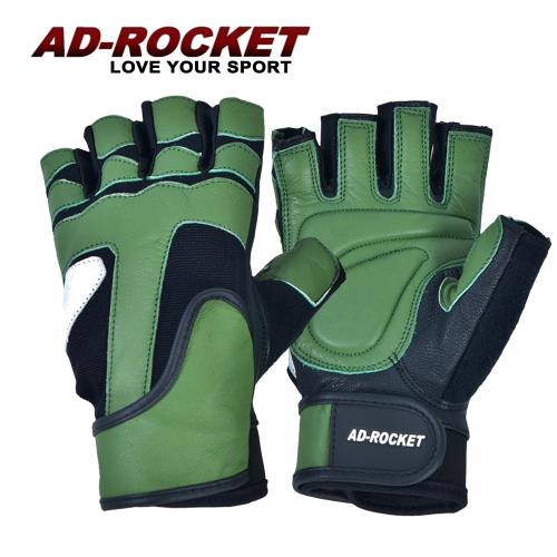 AD-ROCKET 頂級耐磨防滑透氣重訓手套(翠綠限定款)/健身手套/運動手套