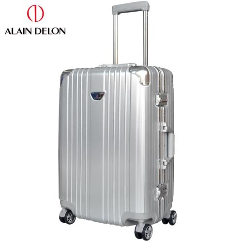 ALAIN DELON 亞蘭德倫 24吋流線雅仕系列行李箱  (銀) 