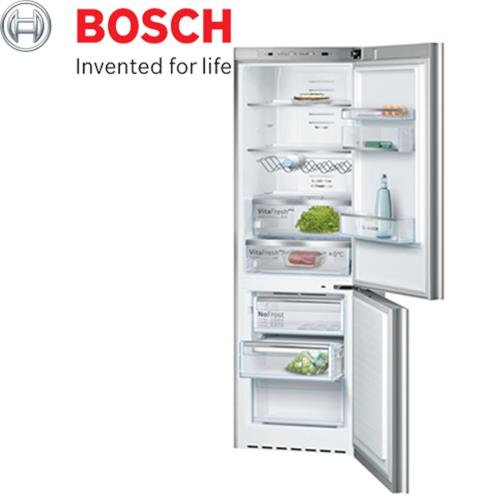 BOSCH博世285公升110V無霜獨立式雙門電冰箱 (純淨白/鏡面)KGN36SW30D