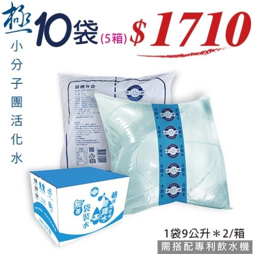 奇蹟水-極小分子團活化水-專利無菌袋裝水10袋(5箱)