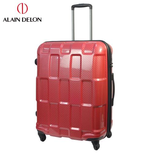 ALAIN DELON 亞蘭德倫 25吋TPU系列拉鍊行李箱(紅) 