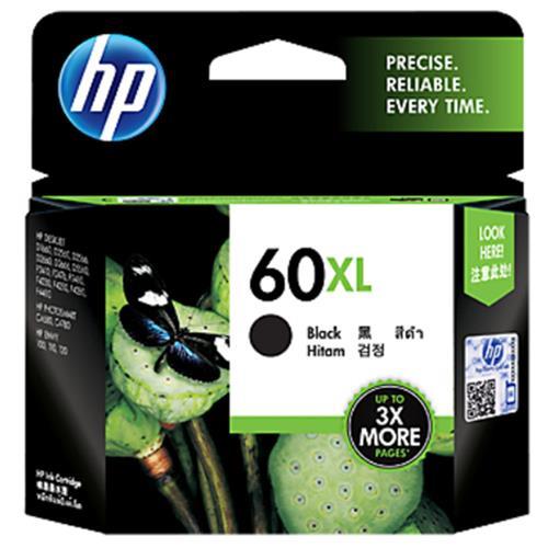 HP CC641WA #60XL 黑色原廠高容量墨水匣