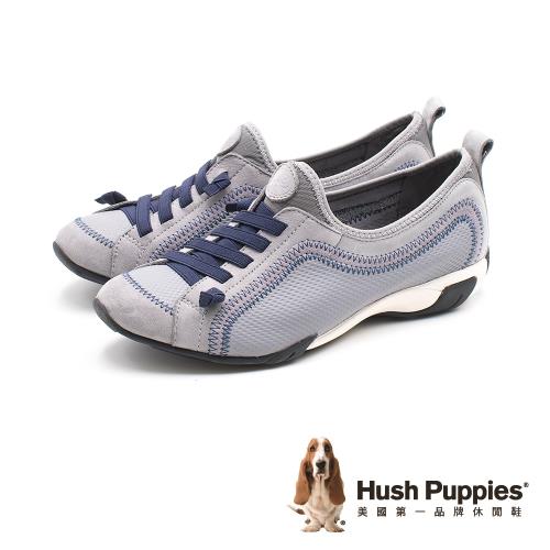 Hush Puppies QUALIFY 彈力休閒鞋 女鞋 -灰藍 (另有黑、粉紫)