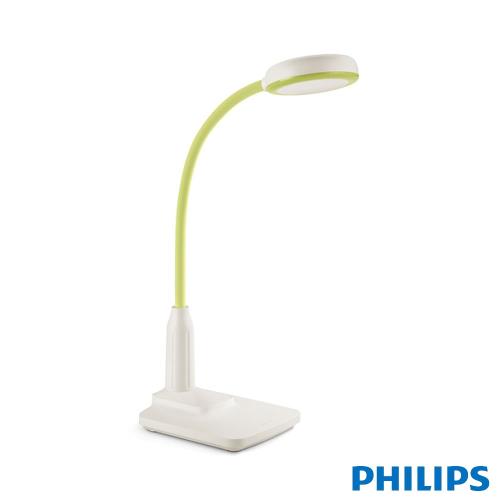 【福利品】Philips飛利浦 晶旭座夾兩用LED檯燈(綠)66024