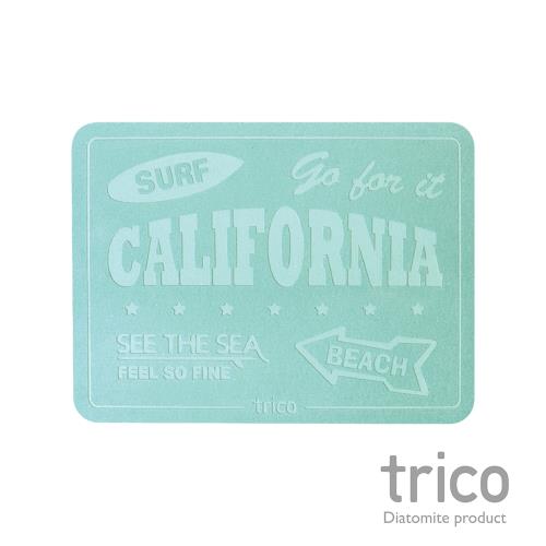 日本Trico meets SURF瞬吸珪藻土地墊(CALIFORNIA綠)