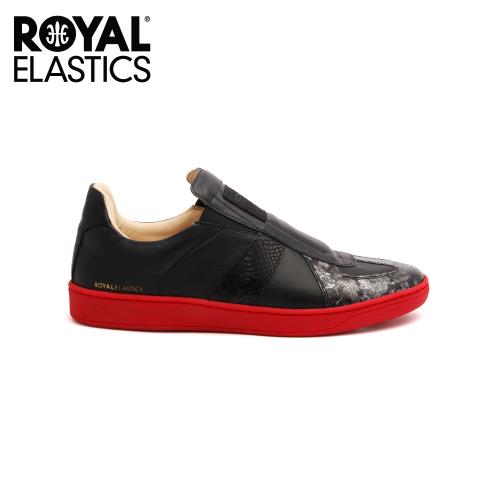 【Royal Elastics】男-Smooth 真皮時尚休閒鞋-黑色(01583-991)