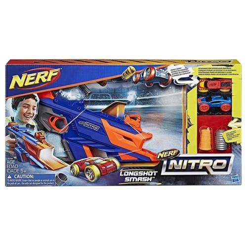 NERF Nitro 極限射速賽車豪華發射組(車車遊戲組)