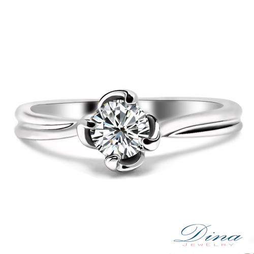 【DINA 蒂娜珠寶】 情深 GIA 0.51 克拉 F/VS1 鑽戒 求婚戒指(鑽石戒指)