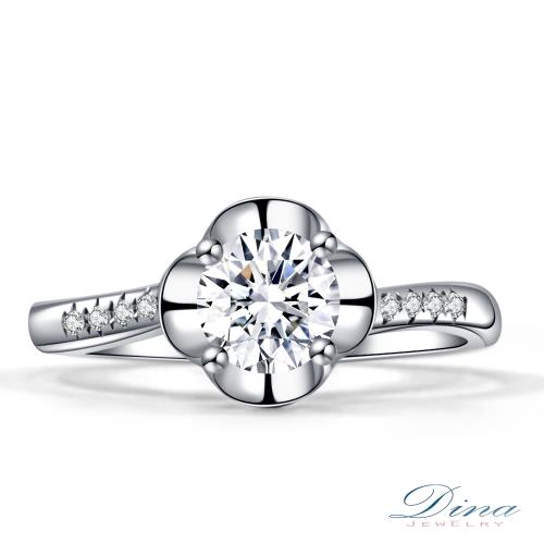 【DINA 蒂娜珠寶】 愛琴海傳說 GIA 0.54 克拉D/VS2 鑽戒 求婚戒指(鑽石戒指)