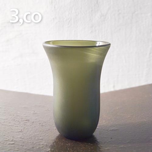 3,co 手工彩色玻璃杯(大) - 綠