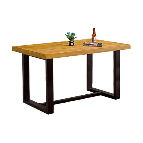 【H&D 東稻家居】 凱西4.3尺實木餐桌