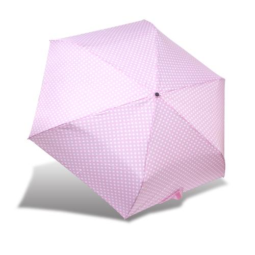 RAINSTORY雨傘-粉紅點點抗UV輕細口紅傘 