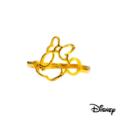 Disney迪士尼系列金飾 黃金戒指-親親美妮款