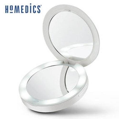 美國 HOMEDICS 二合一行動電源補光化妝鏡 MIR-150LED  
