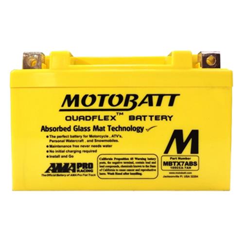 MOTOBATT MBTX7ABS AGM強效機車電池