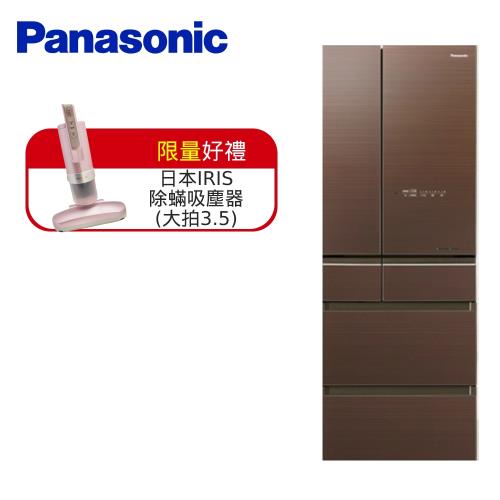 ★Panasonic國際牌日本製500L一級能效六門變頻冰箱-翡翠棕 NR-F504HX-T1 (庫)