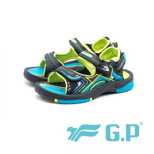 G.P 兒童磁扣式涼鞋 防水止滑 童鞋 - 綠 (另有黑桃、寶藍)