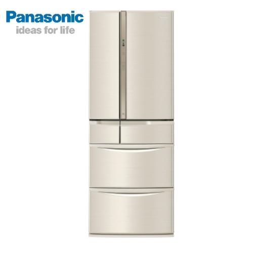 Panasonic國際牌 一級能效 501L 日本製6門 變頻電冰箱-香檳金 NR-F504VT-N1